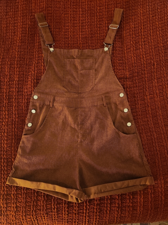 Cider Pants - Cider Corduroy Short Overalls